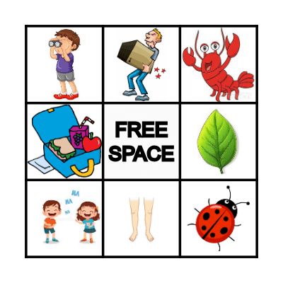 Initial /l/ Bingo Card