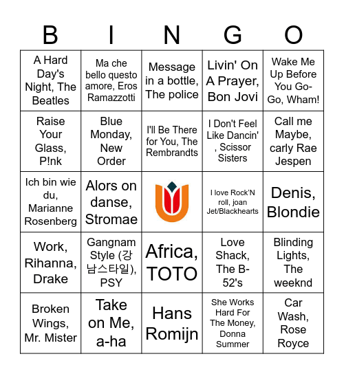 HR FUN EVENT Bingo Card