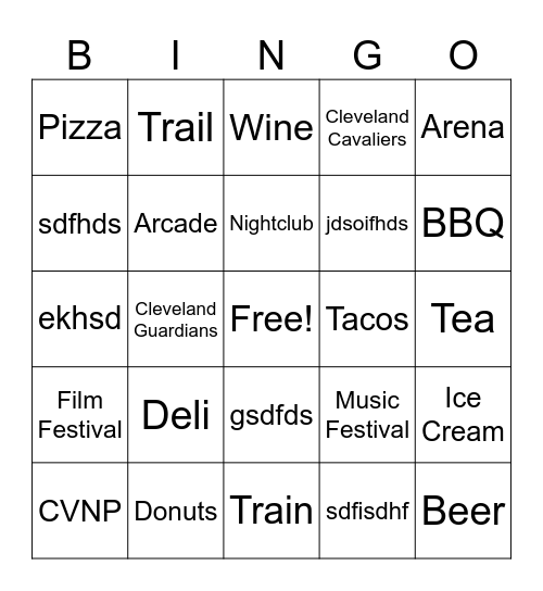 Discover the CLE Bingo Card