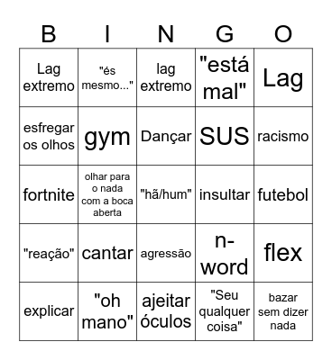 CaladóBingo Card