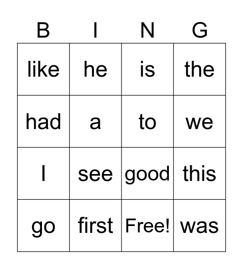 Crawford Module 1 Week 1 & 2 Bingo Card