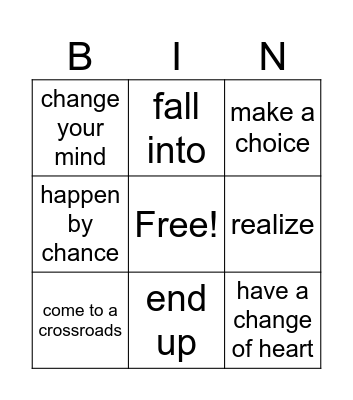 Start Up 4 Unit 10 Lesson 3: Tell someone's success story. Bingo Card