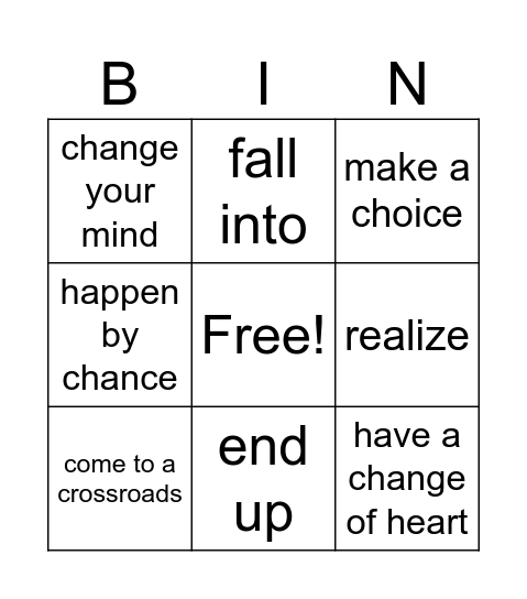 Start Up 4 Unit 10 Lesson 3: Tell someone's success story. Bingo Card