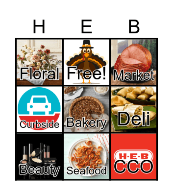 Home for the Holidays Bingo Card