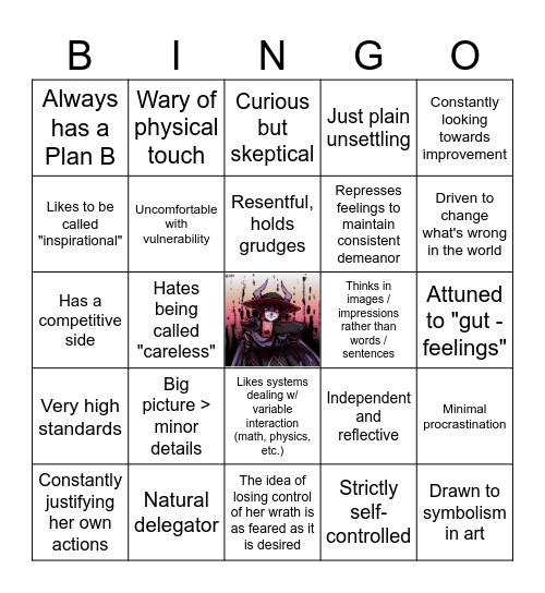 Amatricia Bingo Card
