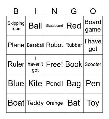 Wc1 Unit 2 Bingo Card