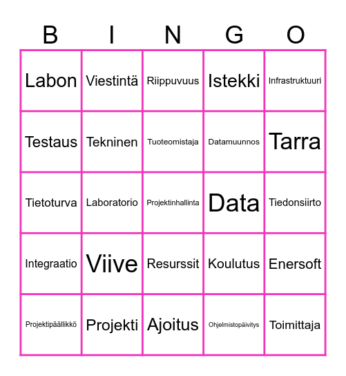 LISKO Bingo Card