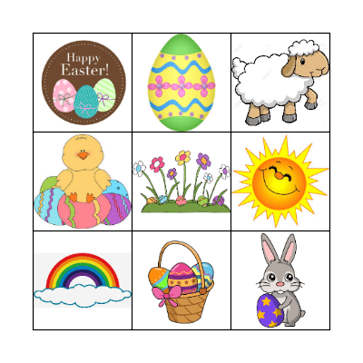 EASTER BINGO Card