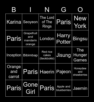 IPC BINGO by @jennolee Bingo Card