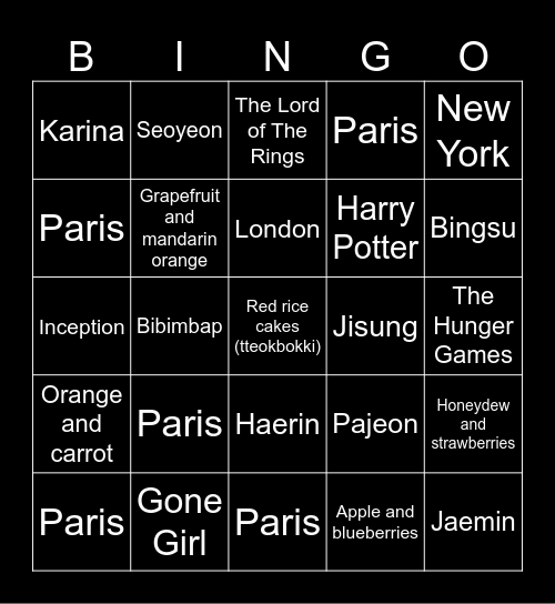 IPC BINGO by @jennolee Bingo Card