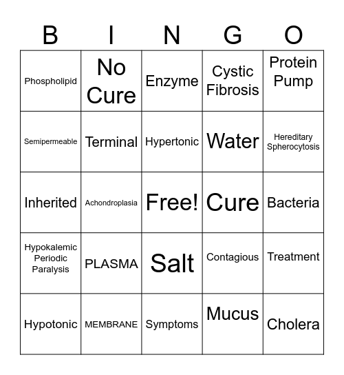 Presentation Bingo Card