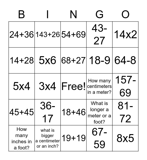 Trashketball Bingo Card