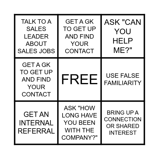 Navigating Gatekeepers Bingo Card