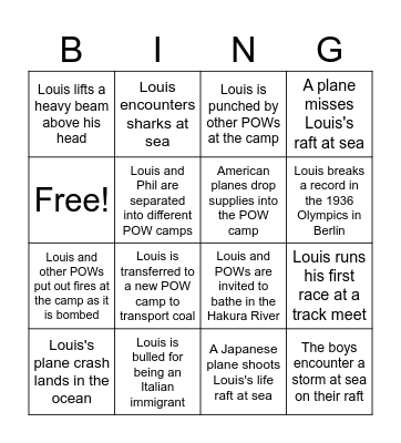 Unbroken Bingo 2 Bingo Card