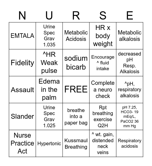 N1Bingo! Bingo Card