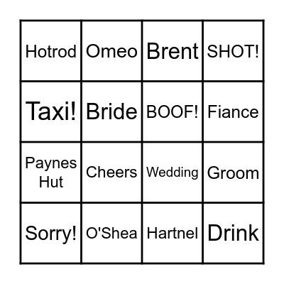 BEC BINGO Card
