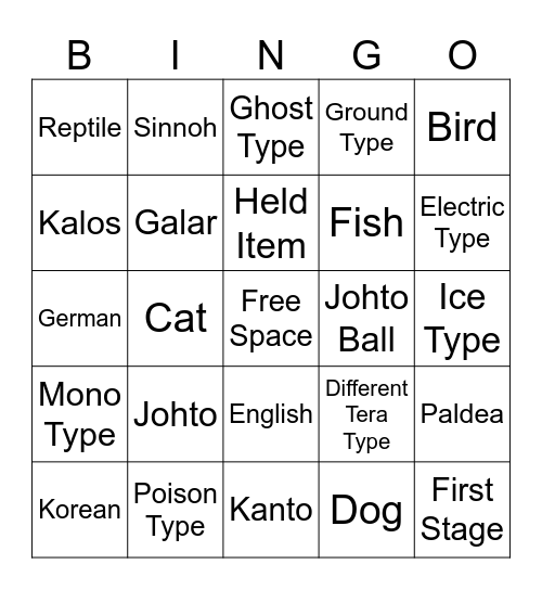 Surprise Trade Bingo! Bingo Card