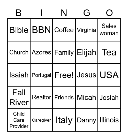 Happy 70th Birthday, Esther! Bingo Card