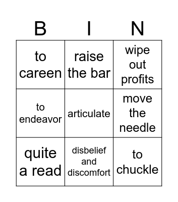 P&G CEO Jon Moeller speaks at Signal 2023 Bingo Card