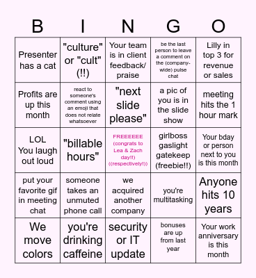 PULSE BINGO Card
