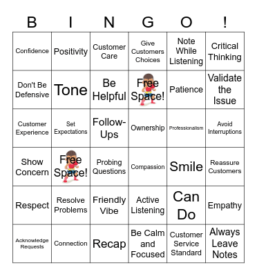 QUALITY Bingo Card