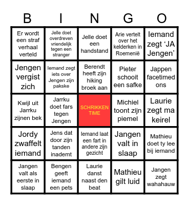 Wroclaw 2023 Bingo Card