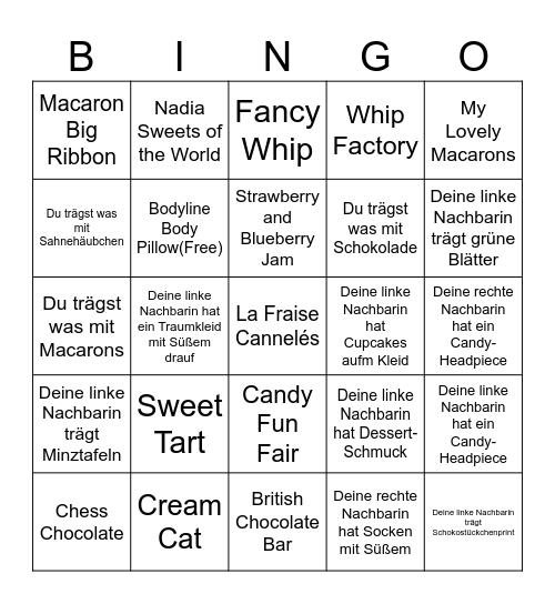 BowBitches Bingo! Bingo Card