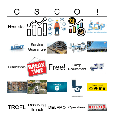 OPS Summit 2024! Bingo Card
