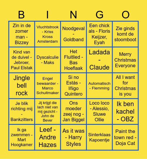 HANDBAL DESK D2 Bingo Card