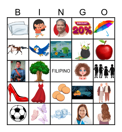 Picto-Bingo Card