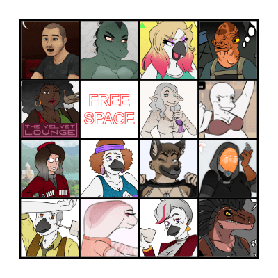 Axiom's OC Bingo Sheet Bingo Card