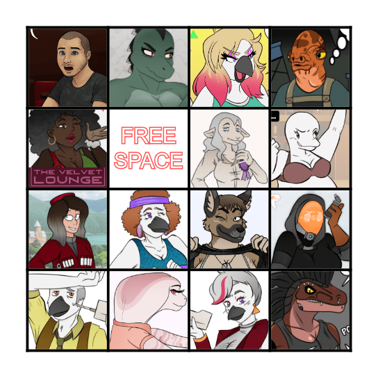 Axiom's OC Bingo Sheet Bingo Card