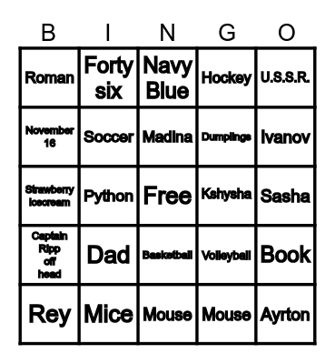 Happy Birthday Dad ! Bingo Card