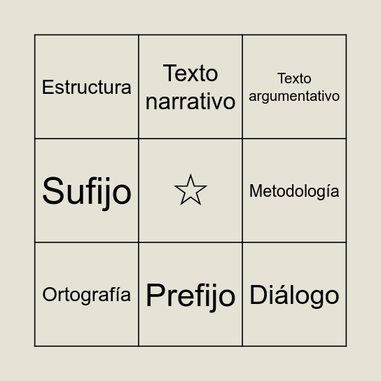 Bingo ˶ᵔ ᵕ ᵔ˶ Bingo Card