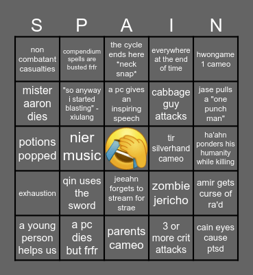 hwongame bingo - 18/19 november Bingo Card