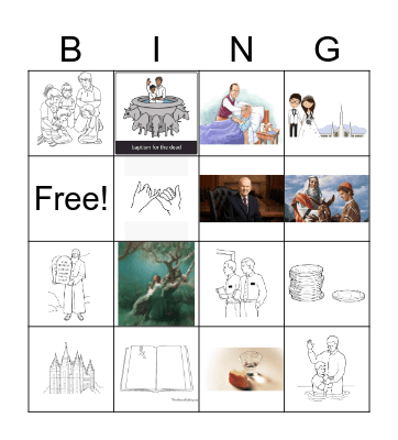 Priesthood Bingo Card