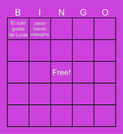 Bingo GTA VI Bingo Card