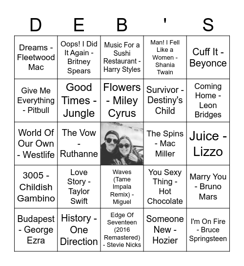 Debbie's Work Hen Bingo Card