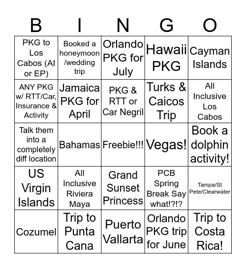 BookIt Bingo - Sales *Write down the BIDs* Bingo Card