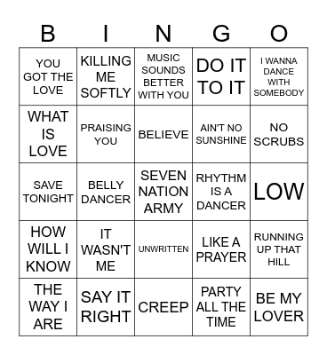 REMADE Bingo Card