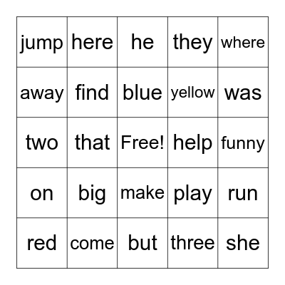 Jaylin's Bingo Set 2 Bingo Card