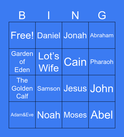 JW BINGO Card