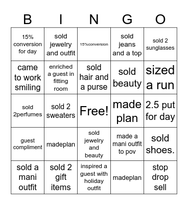 149 Bingo Card