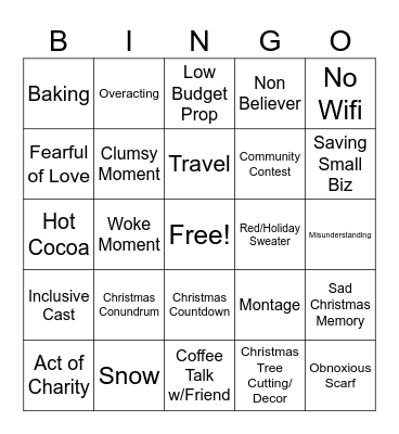 CHRISTMAS 2022 Bingo Card
