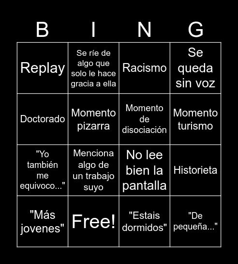 Clase de jurídica Bingo Card