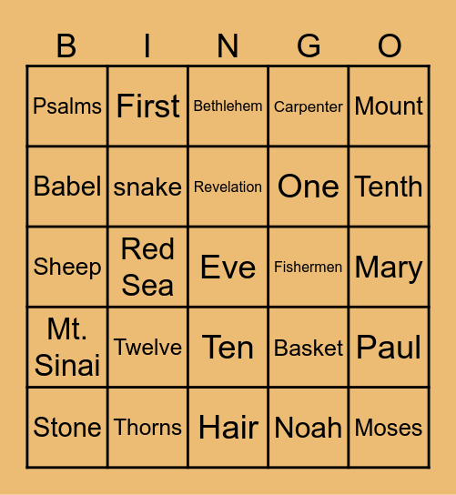 JYTH FRIENDSGIVING Bingo Card