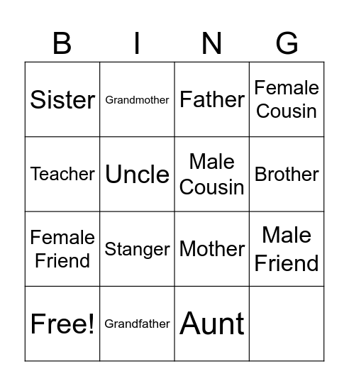 Boundary Bingo Card