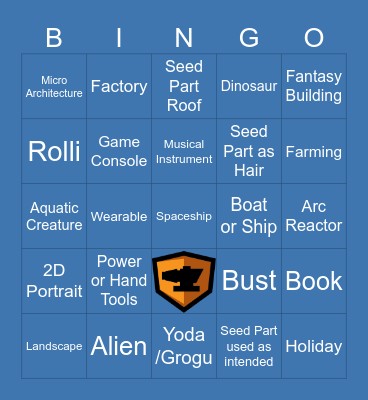 Iron Builder / Iron Forge Bingo Card