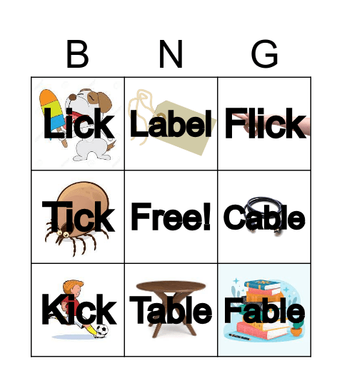 Joshua Bingo Card