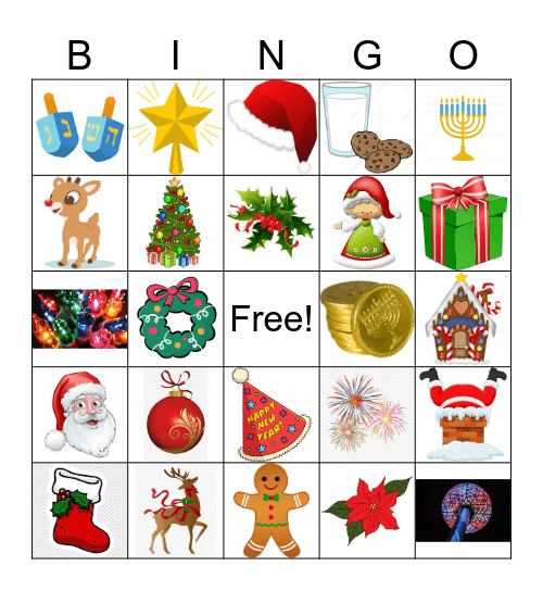 December Bingo Card